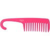 DITZY DOLL WIDE TOOTH SHOWER COMB HOT PINK - Wide