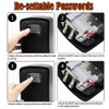 Extra Large Key Storage Security Lock,V-Resourcing Door Knob Mounted,Resettable 4
