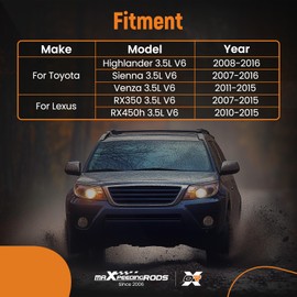 maXpeedingrods Engine Oil Cooler Hose Line Lower Pipe Assembly with Gasket for Lexus Rx350 2007-2016 Rx450H 2010-2016, for Toyota Highlander 2008-2019 Sienna Venza, 625-022 15785-31010