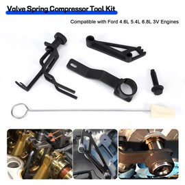 Atesilor Valve Spring Compressor Tool Kit, Engines Repair Tools Kit Compatible with Ford 3-Valve Engines, for 4.6L and 5.4L Engine Repair, Rocker Arm Remover, Professional Mechanic’s Tool