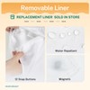 River Dream Heavyweight No Hooks Required Dotted Waffle Weave Shower
