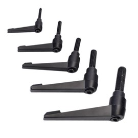 SHULLIN 4pcs M6 x 12mm Clamp Lever Handle Crank Handle Locking Swivel Bolt Knob Male Screw Adjustable Quick Release Adjustable Handle Locking Quick Release Push Bob Mechanical Element Parts Clamp