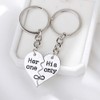 Couples Gift Keychain for Husband and Wife Matching Keychains for