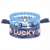 Bolinailo Good Luck Bracelet Luckly Braided Rope Bracelet Horseshoe Pendant