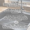 Westbrass D213-50 3-1/2" Wing Nut Twist Style Large Kitchen Sink