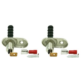 DNF 2 Pack Universal Car Door Pin Switch Adjustable Boot Bonnet Alarm Light Hood