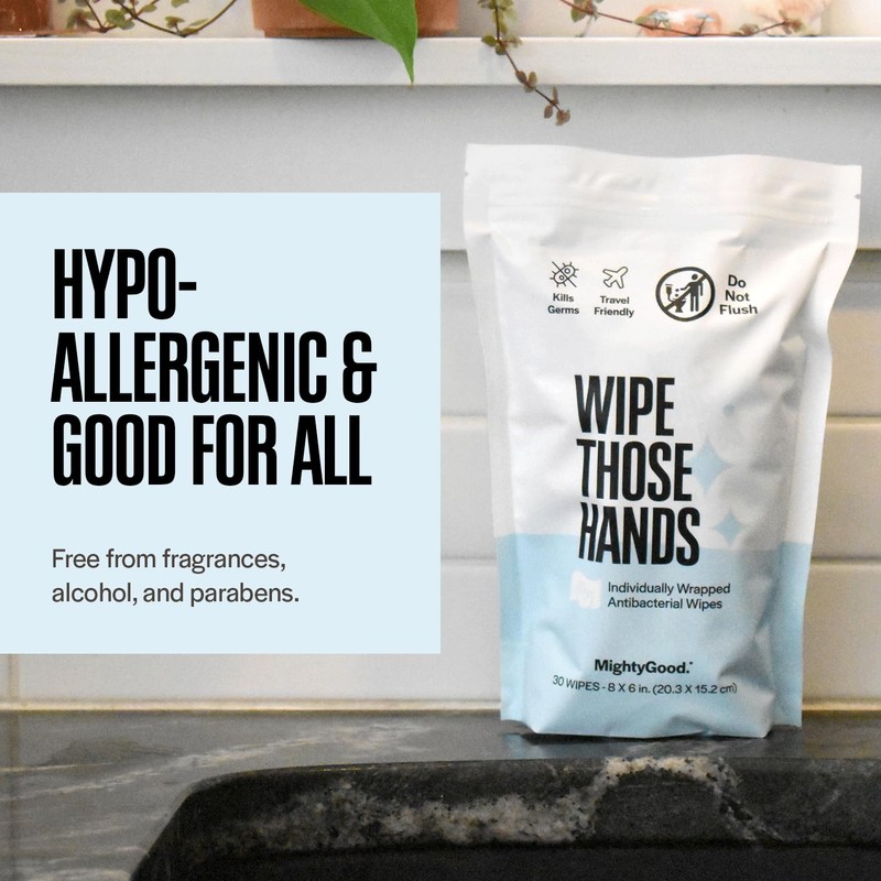 Wipe Those Hands On-The-Go Sanitizing Wipes -12 Packs of 10