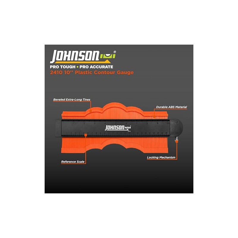 10" Plastic Contour Gauge