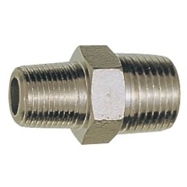 SANEI TS700-1-13X10 Pipe Parts, Stainless Steel, Different Diameter Hex Nipple, R1/2 x R3/8