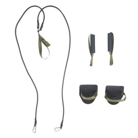 Sporti Dryland Resistance Training Cord with Interchangeable Paddles and Handles - Navy (10-25 lbs) - None