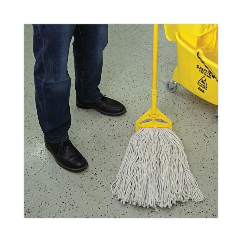 Boardwalk 2032CEA Cut-End Wet Mop Head, Cotton, No. 32, White