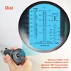 4-in-1 DEF Antifreeze Coolant Refractometer for Automobile Antifreeze System, Diesel