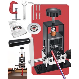 Vorhixa Wire Stripper Machine, 0.06-1 inch Manual Wire Stripping Machine with Replacement Blade, Drill Powered Hand Crank Cable Stripper Tool for Electric Cable Stripping & Scrap Copper Recycling