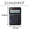Casio MW-100TC-BK-N W Tax Rate Calculator, 10 Digit Tax Calculator,