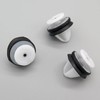 VVO Fasteners- White Plastic Interior Side Trim Clips for Peugeot