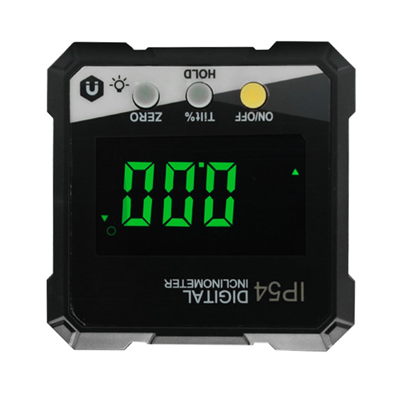 Digital Inclinometer 4x90° Measurement IP54 LCD Screen Magnetic Digital Display