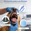HOTUT Spazzolino per Cani,8 Pezzi Set Spazzolini da Denti per