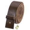 sourcing map Men Leather Belt Strap without Buckle Head, 1.5-inch
