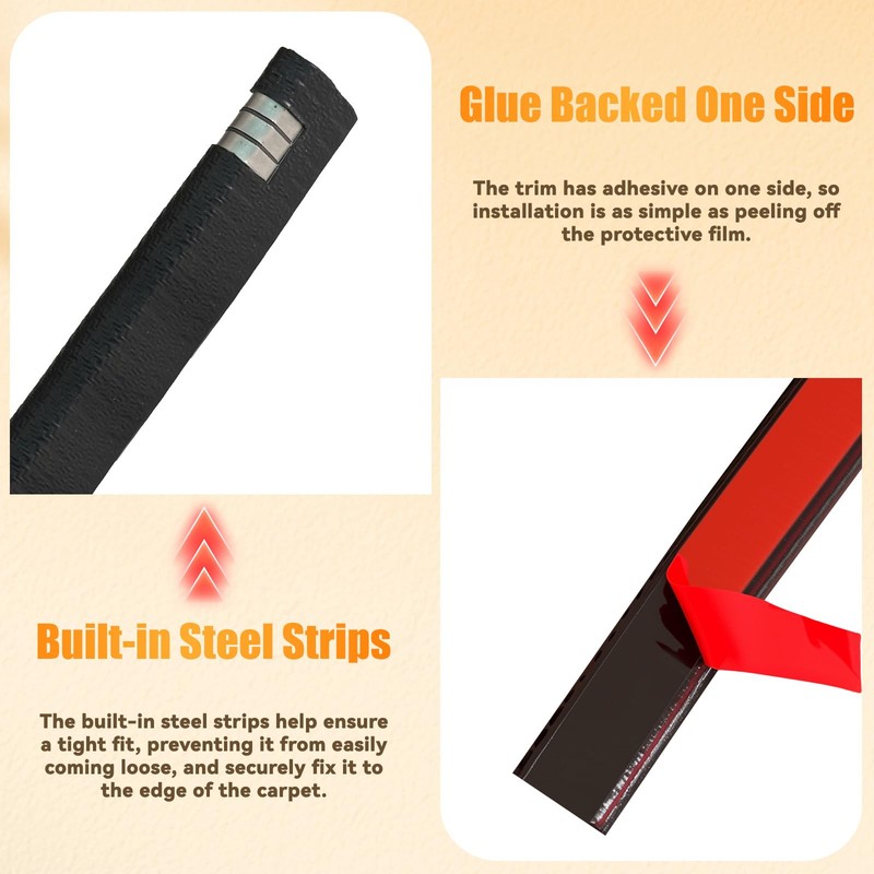 Carpet Edge Trim, Trim Lock Carpet Binding, Self Adhesive Edge
