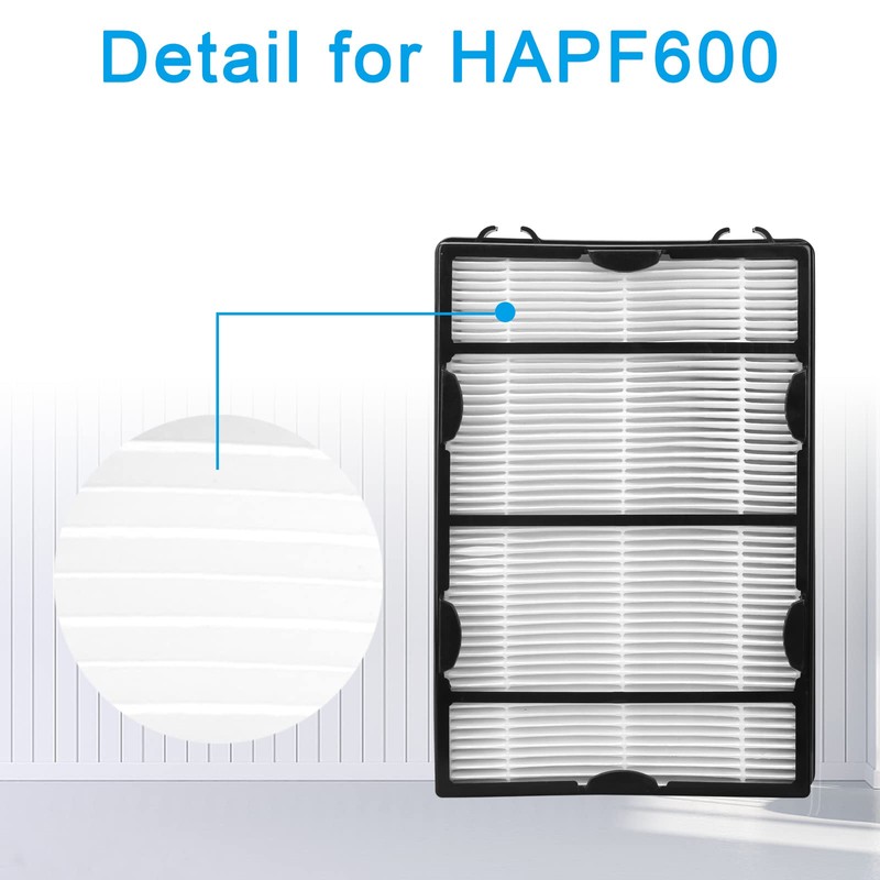 KEYJINIU HAPF600 HAPF600D Filter 3 Pack Filters 6 Pack Carbon