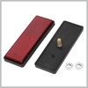 RATCHROLL Pair M6x1.0 Red Rectangle Universal Screw Mount Reflective Warning