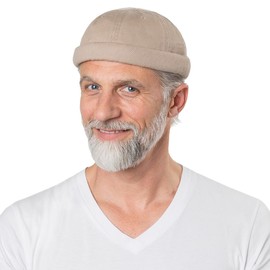 Stetson Ocala Baumwoll Dockercap Herren - Dockermütze aus Baumwolle - Dockercap mit UV-Schutz 40 - Hafenmütze Sommer/Winter - Denim L (58-59 cm)