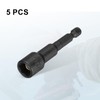 sourcing map 5pcs Magnetic Nut Driver 9mm Hex Drive Socket