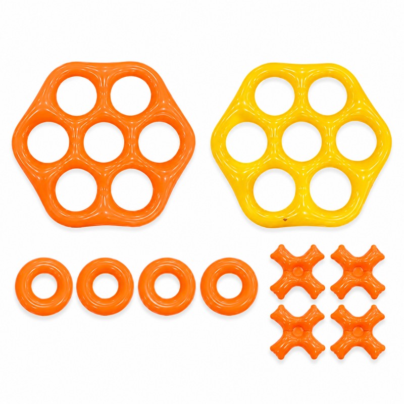 Inflatable Ring Toss Pool Game for Summer Fun – Hexagonal
