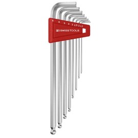 ＰＢスイスツールズ ボール付ロング六角棒レンチセット セット内容１．５、２、２．５、３、４、５、６ 212LH-6