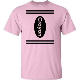 Go All Out XX-Large Pink Mens Crayon Costume with Many Color Choices T-Shirt