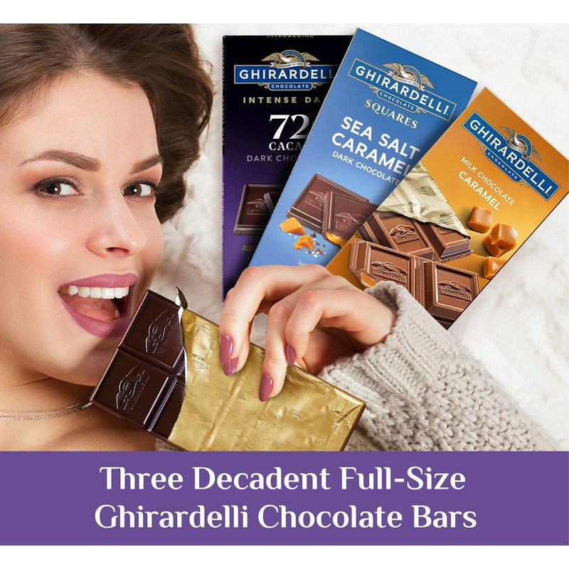 A Gift Inside Signature Ghirardelli Chocolate Delights Gift Basket