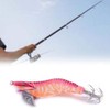 4 pieces shrimp lures, luminous artificial shrimp shape, squid jig