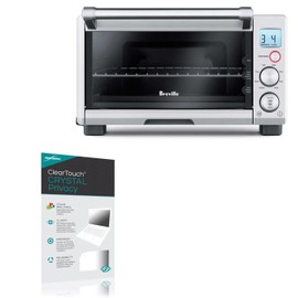 BoxWave Screen Protector Compatible with Breville Compact Smart Oven - ClearTouch Crystal Privacy (2-Pack), Privacy Screen Protector Flexible Film Clear