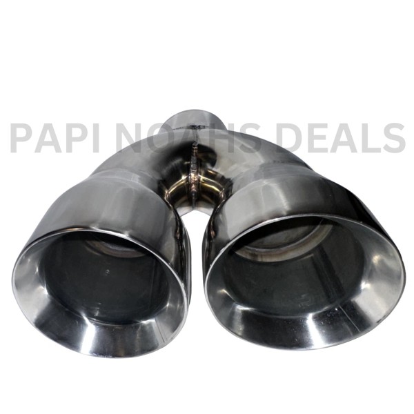 Papi Noah Stainless Steel Weld-On Exhaust Tip 2.5" Inlet 4"