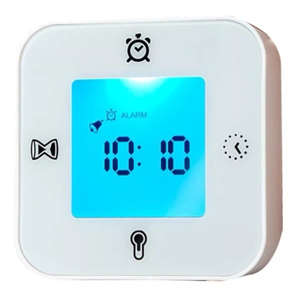 Mebix TRD Reloj Electrónico Panel Digital Led Alarma Fecha Temperatura