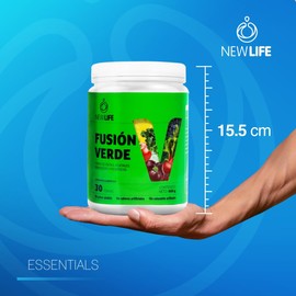 NLS Essentials® Jugo Verde en Polvo para Toda la Familia Bebida de Reemplazo de Comida Contiene Más de 15 Frutas y Vegetales, Probióticos y Prebióticos Sin Azúcar Añadida