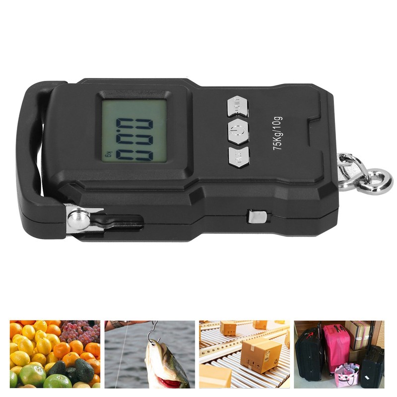 WH-A22L Electronic Scale with Measuring Tape 75kg Mini Portable Digital