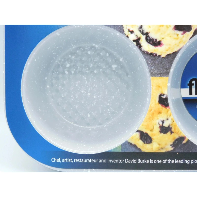 David Burke Kitchen Commerical Weight 12 Cup Muffin Pan 2.75