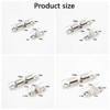 RuoFeng 70mm Furniture Cabinet Door Nickel Plated Copper Dual Ball