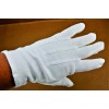 Unbranded 12 Pair Cotton Glove Inspection Open Cuff Dotted Palm