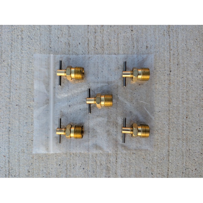 1/4'' NPT Brass Drain Valve for Air Compressor Tanks