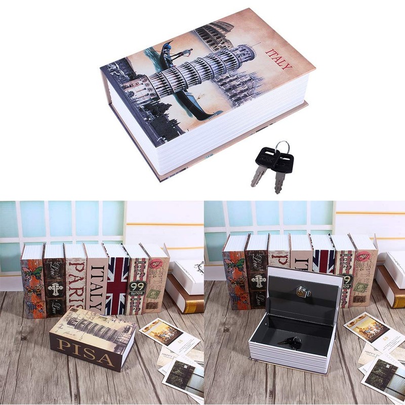 Nimomo Diversion Book Safe Storage Box, Security Box Sturdy Dictionary