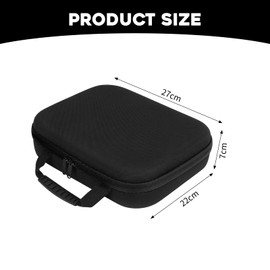 Hard Storage Tool Bag Case, Storage Case for Electric Drill, EVA Travel Tool Case,EVA Hard Shell Waterproof Storage Case for Electric Drills, Screws 27 * 22 * 7 CM(Black)
