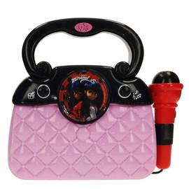 Reig 2684 Miraculous: Tales of Ladybug & Cat Noir Handtasche mit Mirkofon und MP3 Anschluss