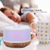 300ml Wood Grain Humidifier Aromatherapy Diffuser Humidifier with 7 LED
