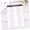 minkissy 3sets Eyebrow Makeup Tools Brow Tint Stencil Durable Eyebrow
