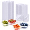 Palksky 25PCS Snack Containers with Lids, Condiment Container with Lid,