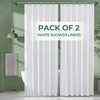 AmazerBath Shower Curtain Liner 2 Pack, 72 x 96 Inches