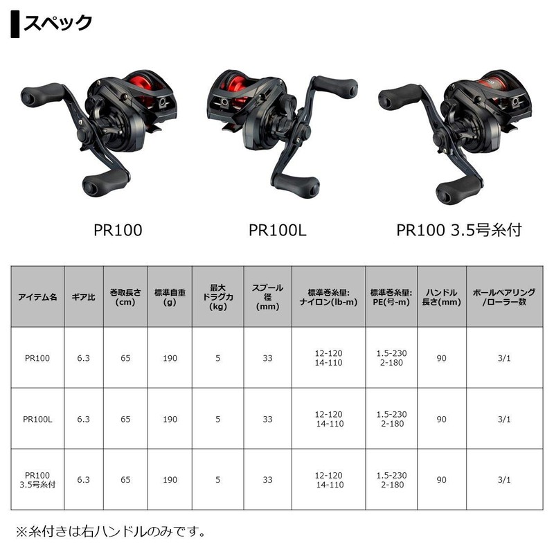 Daiwa Bait Reel 21 PR100