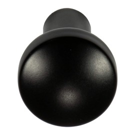 Gedotec Sailor Designer Furniture Handle Black Matt Furniture Knob Antique Cabinet Knob for Drawers Door Knob Diameter 20 mm Round Furniture Knob for Cupboard Doors 1 Piece Drawer Knob Vintage with